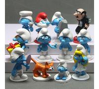 The Smurfs Gargamel The Lost Village Cartoon 12 PCS Action Figure Kids Toy Gift