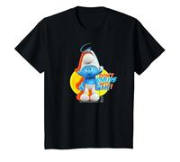 The Smurfs Grouchy Don't Smurf with Me! T-Shirt, Youth, Black, 2T