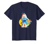 The Smurfs Grouchy Don't Smurf with Me! T-Shirt, Youth, Navy Blue, 3T
