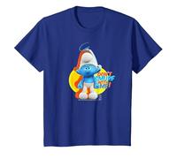 The Smurfs Grouchy Don't Smurf with Me! T-Shirt, Youth, Royal Blue, 3T