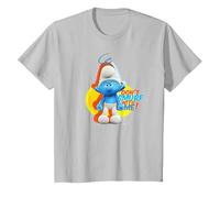 The Smurfs Grouchy Don't Smurf with Me! T-Shirt, Youth, Silver Grey, 3T