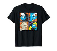 The Smurfs Halloween Dress Up Pop Art Retro Cartoon T-Shirt