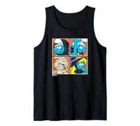 The Smurfs Halloween Dress Up Pop Art Retro Cartoon Tank Top