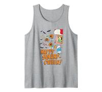The Smurfs Happy Smurf-oween Halloween Pumpkin Retro Cartoon Tank Top