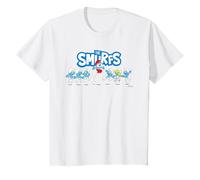 The Smurfs Jumping Logo Papa Smurf Kids T-Shirt