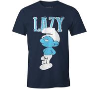 The Smurfs Les Schtroumpfs MESMURFTS001 T-Shirt, Navy, XS Men's, Navy Blue, XS