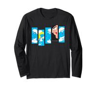 The Smurfs Movie Brainy Smurfette Gargamel Montage Long Sleeve T-Shirt