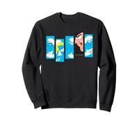 The Smurfs Movie Brainy Smurfette Gargamel Montage Sweatshirt