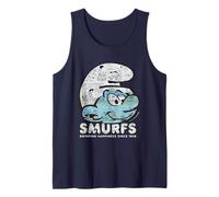 The Smurfs Movie Bringing Happiness Comic Book Pattern Tank Top