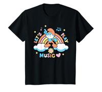 The Smurfs Movie Let's Play Music Papa Smurf Dance Kids T-Shirt