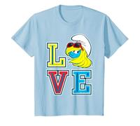 The Smurfs Movie Smurfette Love College Sports Text Kids T-Shirt