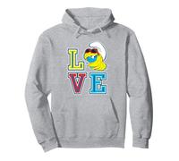 The Smurfs Movie Smurfette LOVE College Sports Text Pullover Hoodie