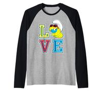 The Smurfs Movie Smurfette Love College Sports Text Raglan Baseball Tee