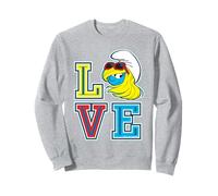 The Smurfs Movie Smurfette LOVE College Sports Text Sweatshirt