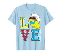 The Smurfs Movie Smurfette Love College Sports Text T-Shirt