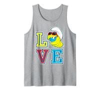 The Smurfs Movie Smurfette Love College Sports Text Tank Top