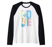 The Smurfs Movie Smurfette Love Valentine's Day Raglan Baseball Tee