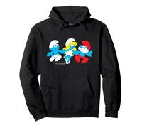 The Smurfs Movie Smurfette & Papa Smurf Holding Hands Pullover Hoodie