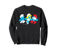The Smurfs Movie Smurfette & Papa Smurf Holding Hands Sweatshirt