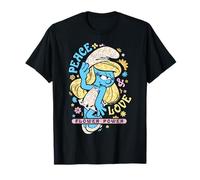 The Smurfs Movie Summer Smurfette Peace & Love Flower Power T-Shirt