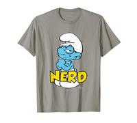 The Smurfs Nerd T-Shirt, Men, Slate Grey, 3X-Large