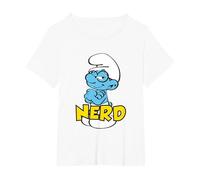 The Smurfs Nerd T-Shirt, Women's Plus, White, 5X