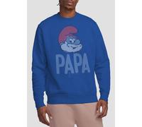The Smurfs Papa Smurf Papa Sweatshirt, Royal | Size: Medium The Smurfs Royal M