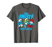 The Smurfs Pixelated Smurfs Retro Cartoon T-Shirt