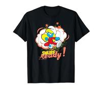 The Smurfs Smurfette is Smurf Ready! T-Shirt, Men, Black, Small