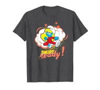 The Smurfs Smurfette is Smurf Ready! T-Shirt, Men, Dark Heather Grey, 3X-Large