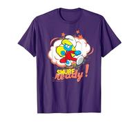 The Smurfs Smurfette is Smurf Ready! T-Shirt, Men, Purple, 3X-Large
