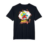 The Smurfs Smurfette is Smurf Ready! T-Shirt, Men's Big and Tall, Black, 6X Tall