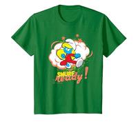 The Smurfs Smurfette is Smurf Ready! T-Shirt, Youth, Kelly Green, Large