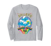 The Smurfs Smurfical Mystery Tour Cartoon Music Long Sleeve T-Shirt