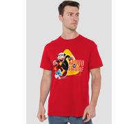 The Smurfs Smurfs Gargamel Mind The Smurf T-Shirt, Red | Size: 4XL The Smurfs Red 4XL