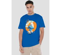 The Smurfs Smurfs Let'S Be Smurfy T-Shirt, Royal in Blue | Size: XL The Smurfs Blue XL