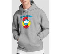 The Smurfs Smurfs Papa Smurf Hoodie, Athletic Heather in Grey | Size: Large The Smurfs Grey L