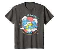 The Smurfs So Smurfy Kids T-Shirt, Youth, Asphalt Grey, Medium