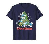 The Smurfs Trim The Christmas Tree T-Shirt