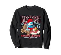 The Smurfs Vintage Driver Motors Old Karting Papa Smurf Logo Sweatshirt