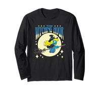 The Smurfs Witching Hour Smurfette Halloween Retro Cartoon Long Sleeve T-Shirt