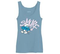 The Smurfs Women's Wosmurftk001 Tank Top, Blue, XXL