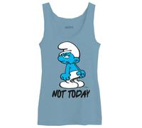 The Smurfs Women's Wosmurftk003 Tank Top, Blue, XXL