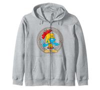 The Smurfs x British Museum Smurf Roman Zip Hoodie