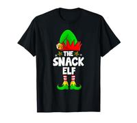 The Snack Elf Family Matching Group Christmas Ugly Pajama T-Shirt