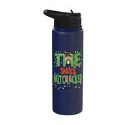 The Snack Nutcracker Funny Christmas Matching Family Group Stainless Steel Insulated Water Bottle