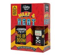 The Snaffling Pig Co Meat & Heat: Ghost Chilli Pork Crackling and Hot Sauce Gift Box