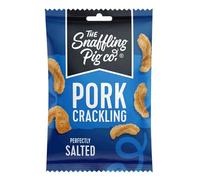 The Snaffling Pig Co Perfectly Salted Crackling, 40 g (12-Pack)