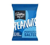 The Snaffling Pig Co Perfectly Salted Peanuts, 40 g (Pack of 24) - Perfect for Father's Day