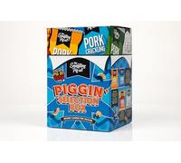 The Snaffling Pig Co. Piggin’ Selection Box - 8 Flavours of Gourmet Pork Crackling, 280 g (Pack of 1) - Legendary Snack Gift for Him or Her